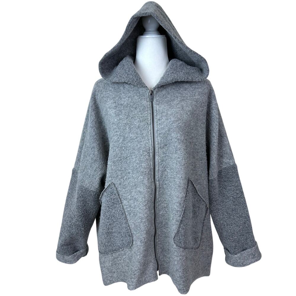 Parkhurst Women's Gray Wool Polyester Jacket Sport Coat SZ S/M Mint Condition